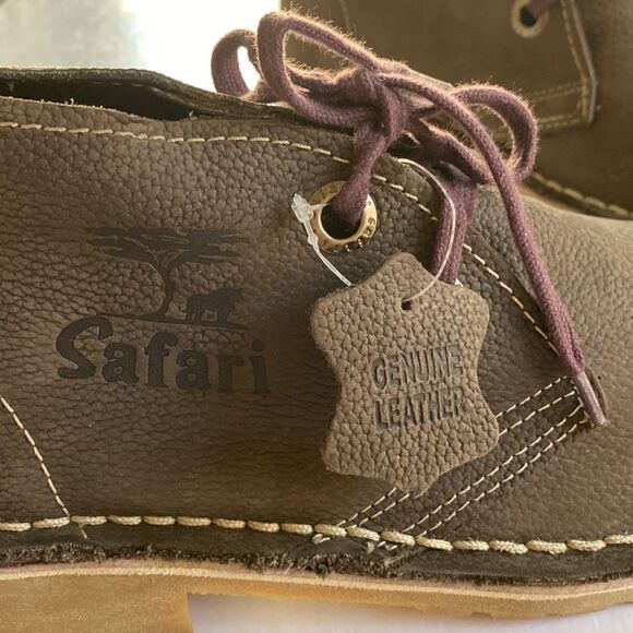 SAFARI by BATA Men’s Leather Chukka Boots Size 9 - Picture 5 of 10